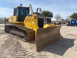 Side of used Komatsu Dozer